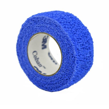 Bandage Cohesive Elastic 3M™ Coban™ 2 Inch X 5 Yard Standard Compression Self-adherent Closure Blue NonSterile (1/EA 36/CS) by Solventum Corporation  ID 1582B